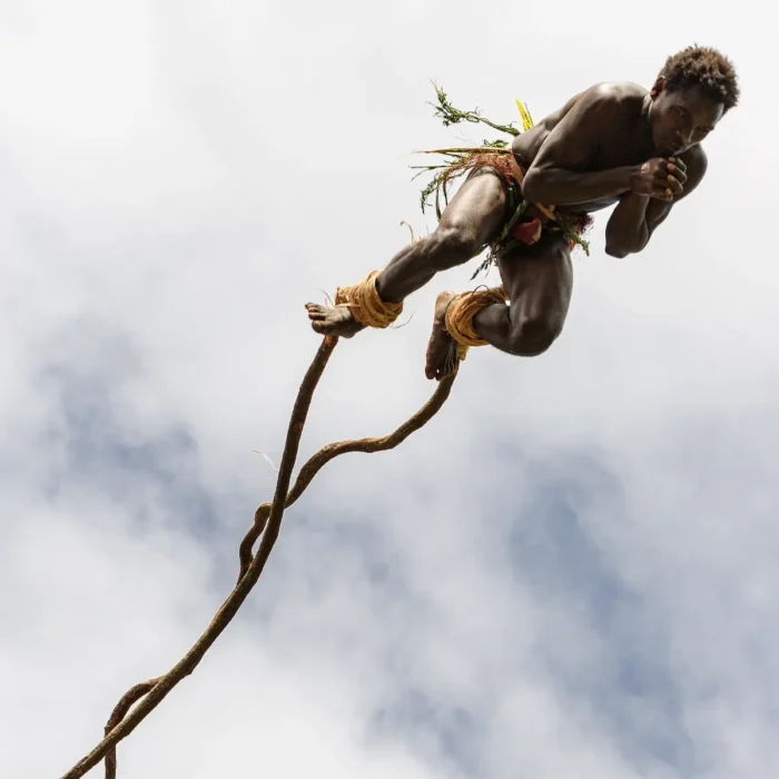 The death-defying original creators of the bungee jump in Vanuatu.